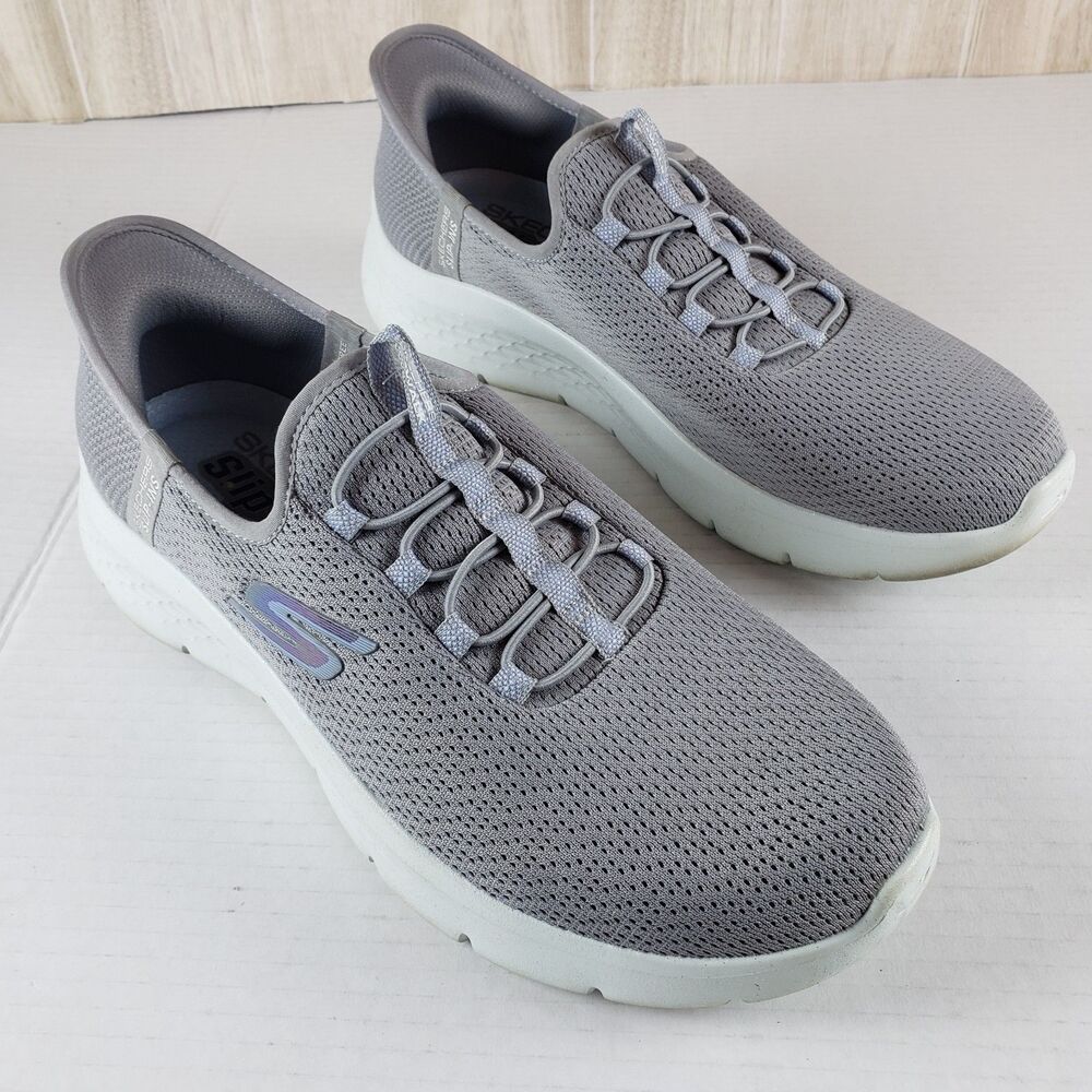 Skechers Go Walk Flex Slip-In Zabby Gray Size 9 124839